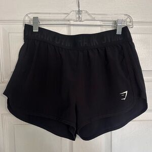 Gymshark Stayput Black Athletic Shorts